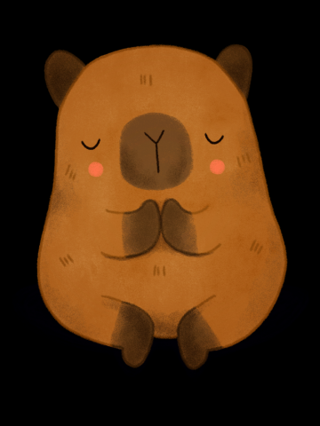 Capybara Namaste