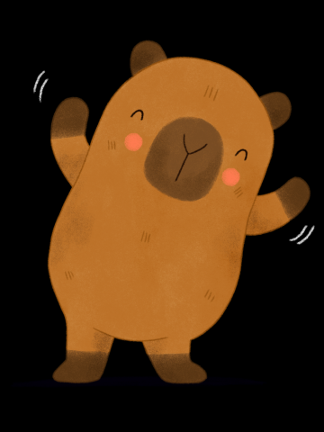 Capybara Stretching