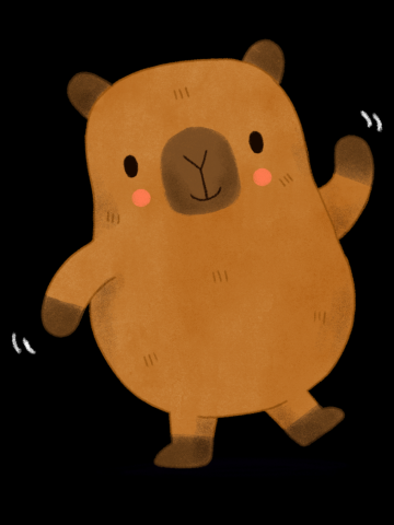 Capybara saying hello