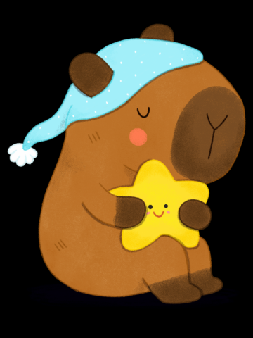 Capybara sweet dreams