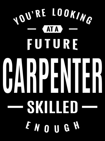 Carpenter Work Job Title Gift