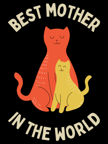 Cat Mom Kittens June July Mother Idiom Pun Sarcastic Funny Meme Emotional Cute Gift Happy Fun