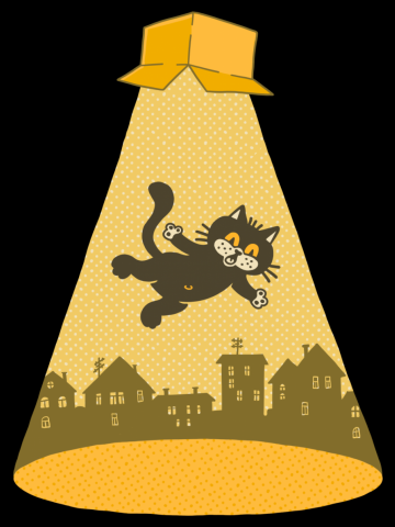 Cat and UFO