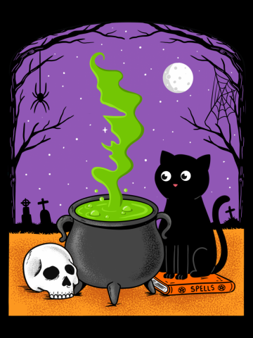 Cat and Witch