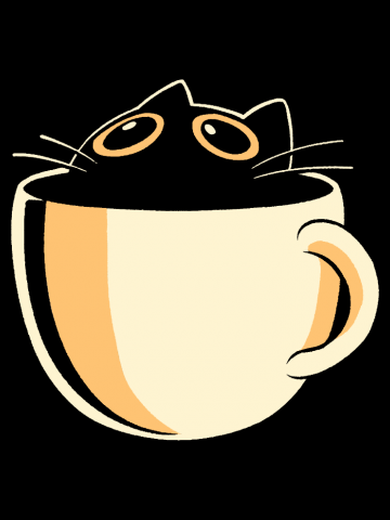 Cats and Coffee Catpuccino Pocket 