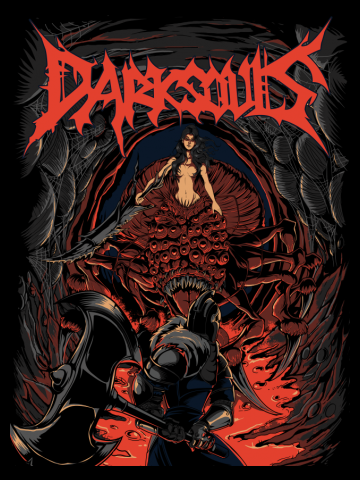Chaos Witch - Another Unofficial Dark Souls Metal Band Tee