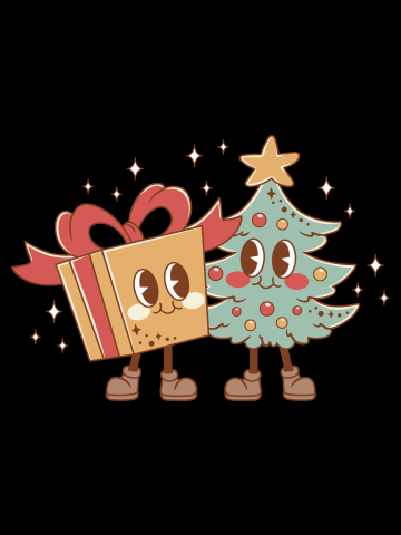 Cheerful Family Celebration with Festive Christmas Decorations and Gifts