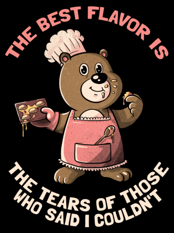 Chef Bear Cooking Quote