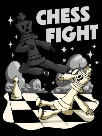 Chess Fight Chess Player Gift Chessboard