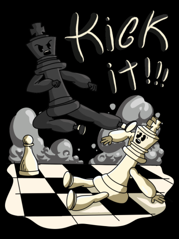 Chess Fight Chess Player Gift Chessboard