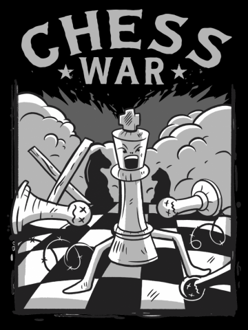 Chess War Chess Player Gift Chessboard