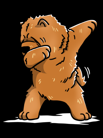 Chow Chow Dabbing Dog Dab Dance Move