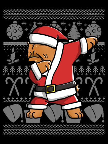 Chow Chow Dabbing Dog Dab Dance Move Christmas