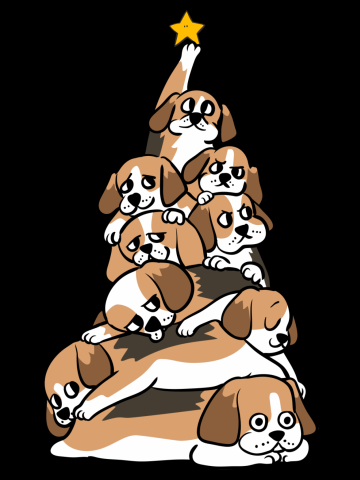 Christmas Tree Beagle