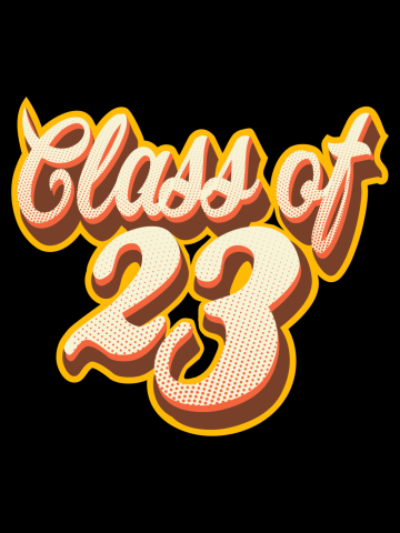 Class Of 2023 Senior 23 Graduation Vintage School