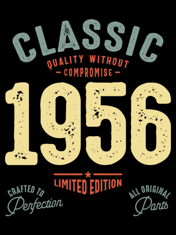 Classic 1956 - 66th Birthday Retro Vintage