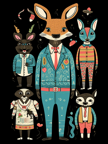 Classy Mid-Century Family
