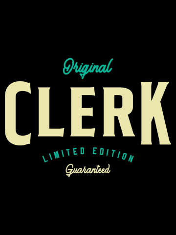 Clerk Funny Job Title Profession