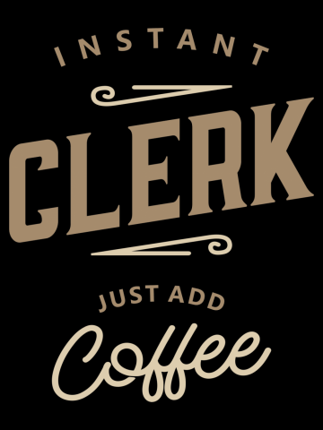 Clerk Funny Job Title Profession Birthday Worker