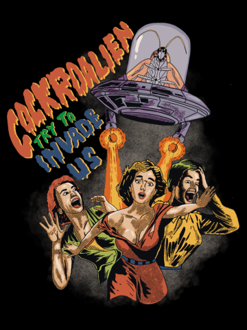 Cockroalien try to invade us!