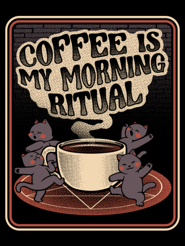 Coffee Morning Ritual Cats