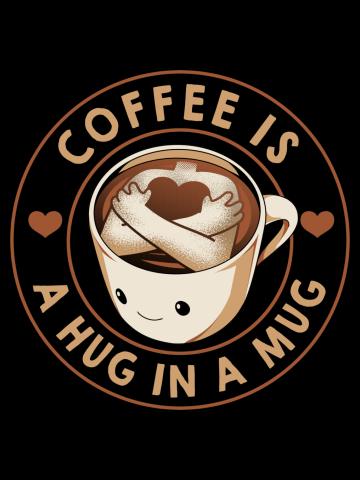 Coffee is a Hug in a Mug 