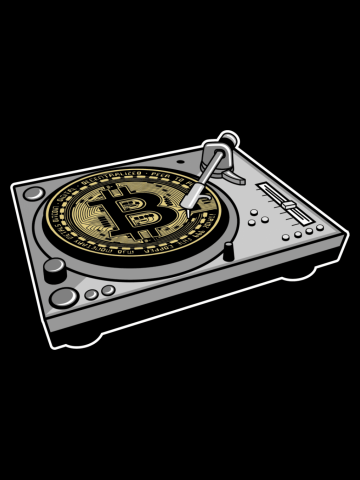 Comic - DJ Bitcoin Scratch