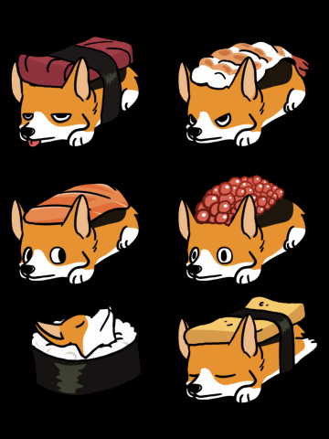 Corgi Sushi Nigiri