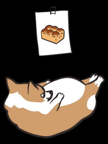 Corgi Want Abs