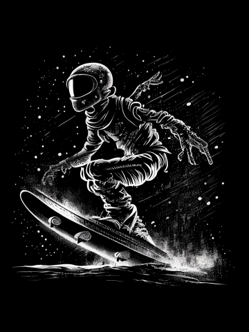 Cosmic Surf Board