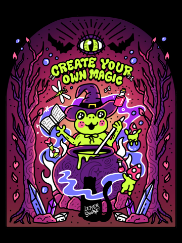 Create Your Own Magic - Frog Wizard