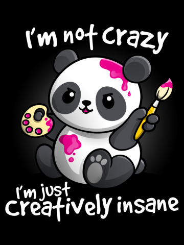 Creatively insane panda