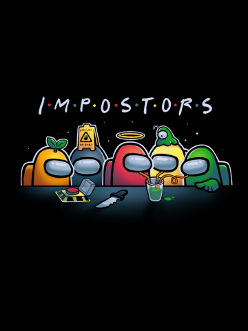 Crewmates IMPOSTORS / Among us - Friends TV Show Parody