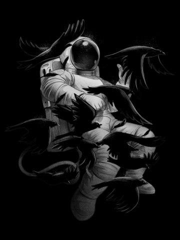 Crow Astronaut