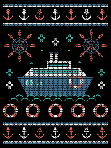 Cruise Ship Cruising Christmas Gift