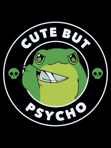 Cute But Psycho Funny Frog 