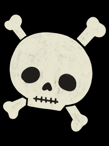 Cute Skull and Bones