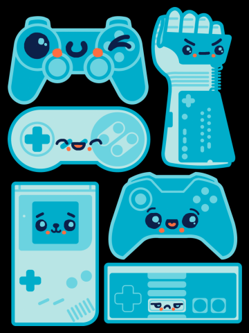 Cute as Buttons Kawaii Video Game Controllers