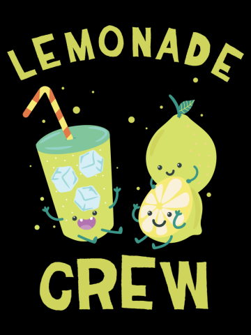 Cute kawaii Lemonade Crew fun summertime Lemon Lover