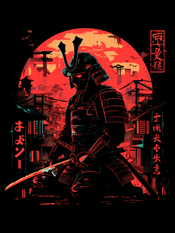 Cyberpunk Samurai