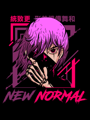 Cyborg with Facemask New Normal