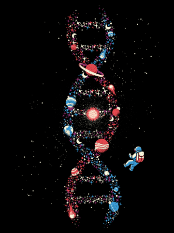 DNA Astronaut Galaxy We Are Stardust