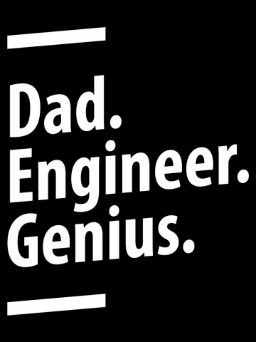 Dad Engineer Job Title Profession - Occupation
