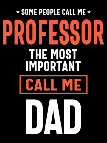 Dad and Professor Job Title Gift
