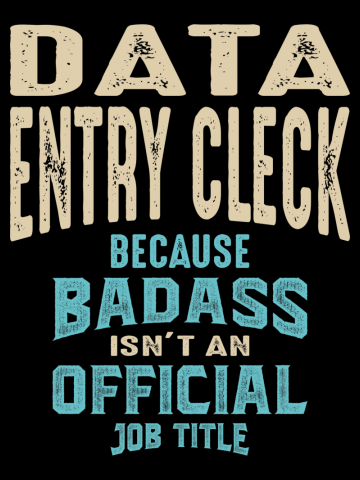 Data Entry Cleck Work Job Title Gift