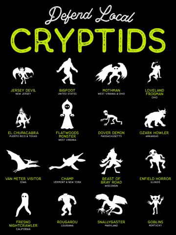 Defend Local Cryptids Creature Collection
