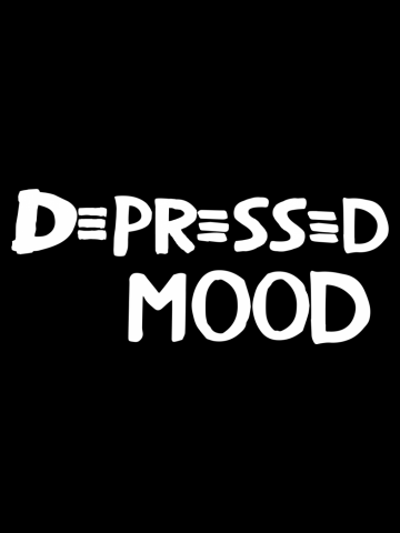 Depressed Mood (white print)