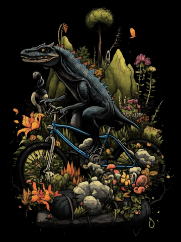 Dino Wheely Nature Feature