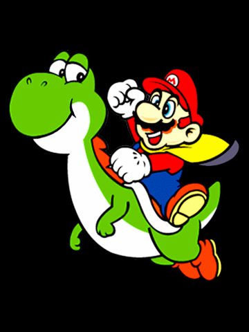 Dino with Mario