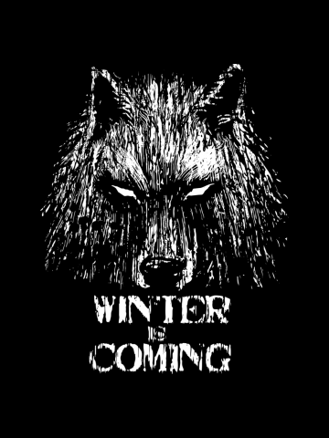 Distressed Winter is Comming - Game of Thrones